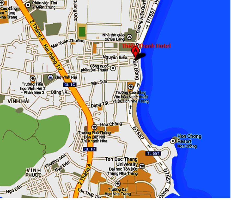 נה טראנג Thien Thanh Hotel - E Dragon מראה חיצוני תמונה